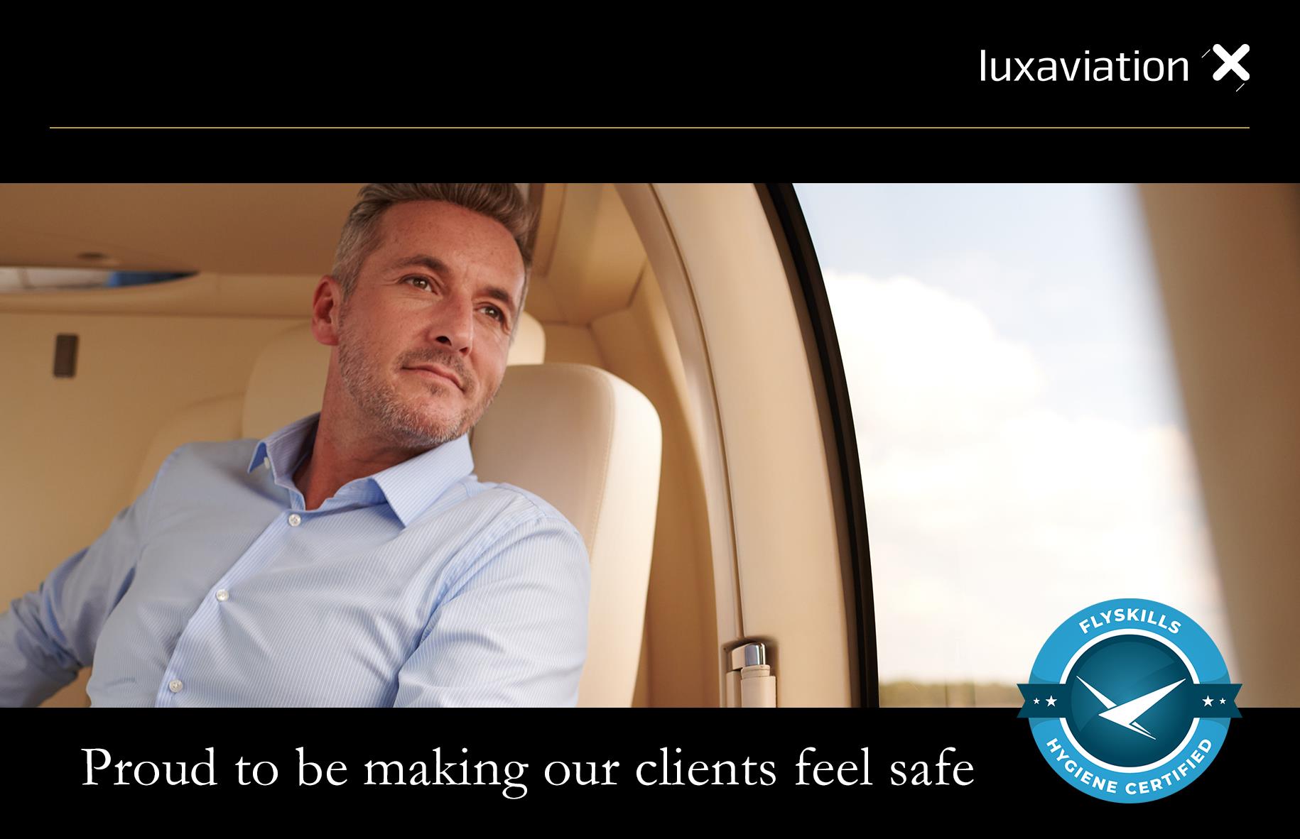 Luxaviation Group implementing FlySkills hygiene and safety standards 