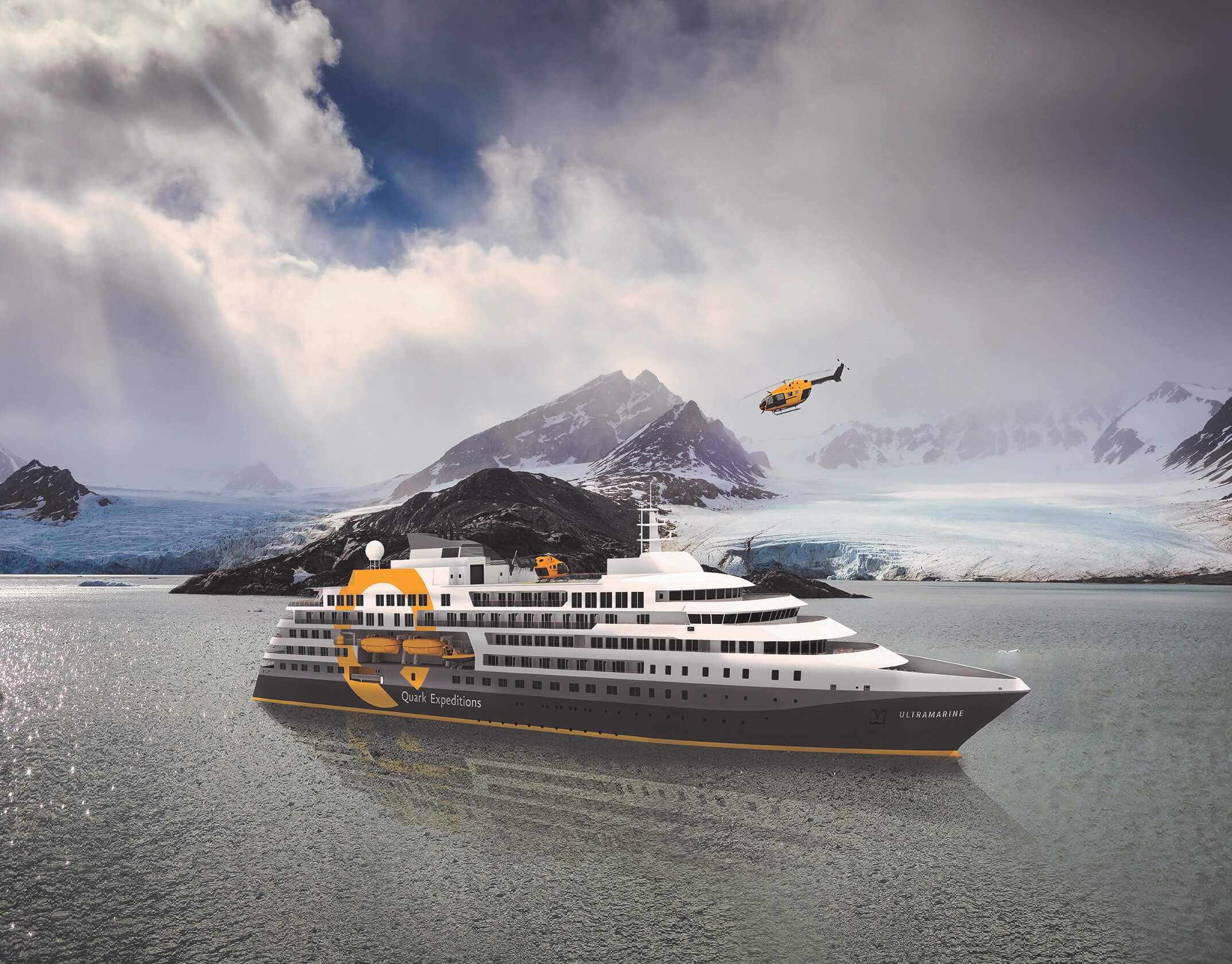 Starspeed to manage helicopter services onboard the new Quark Expeditions polar vessel, Ultramarine