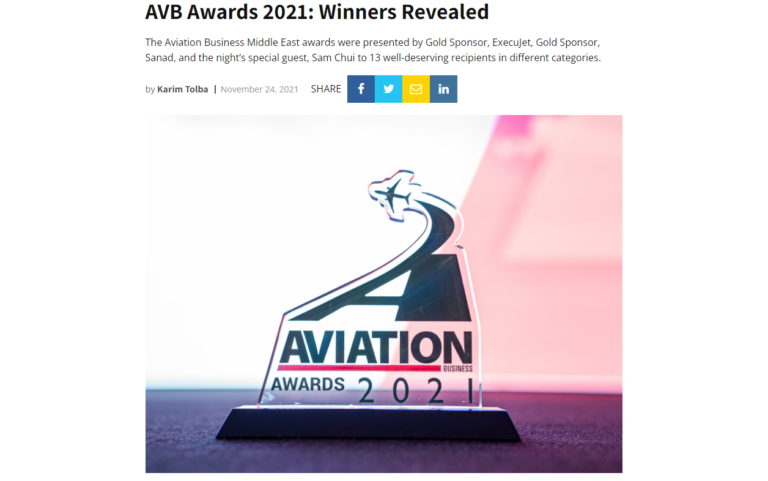 The Aviation Business Middle East awards 