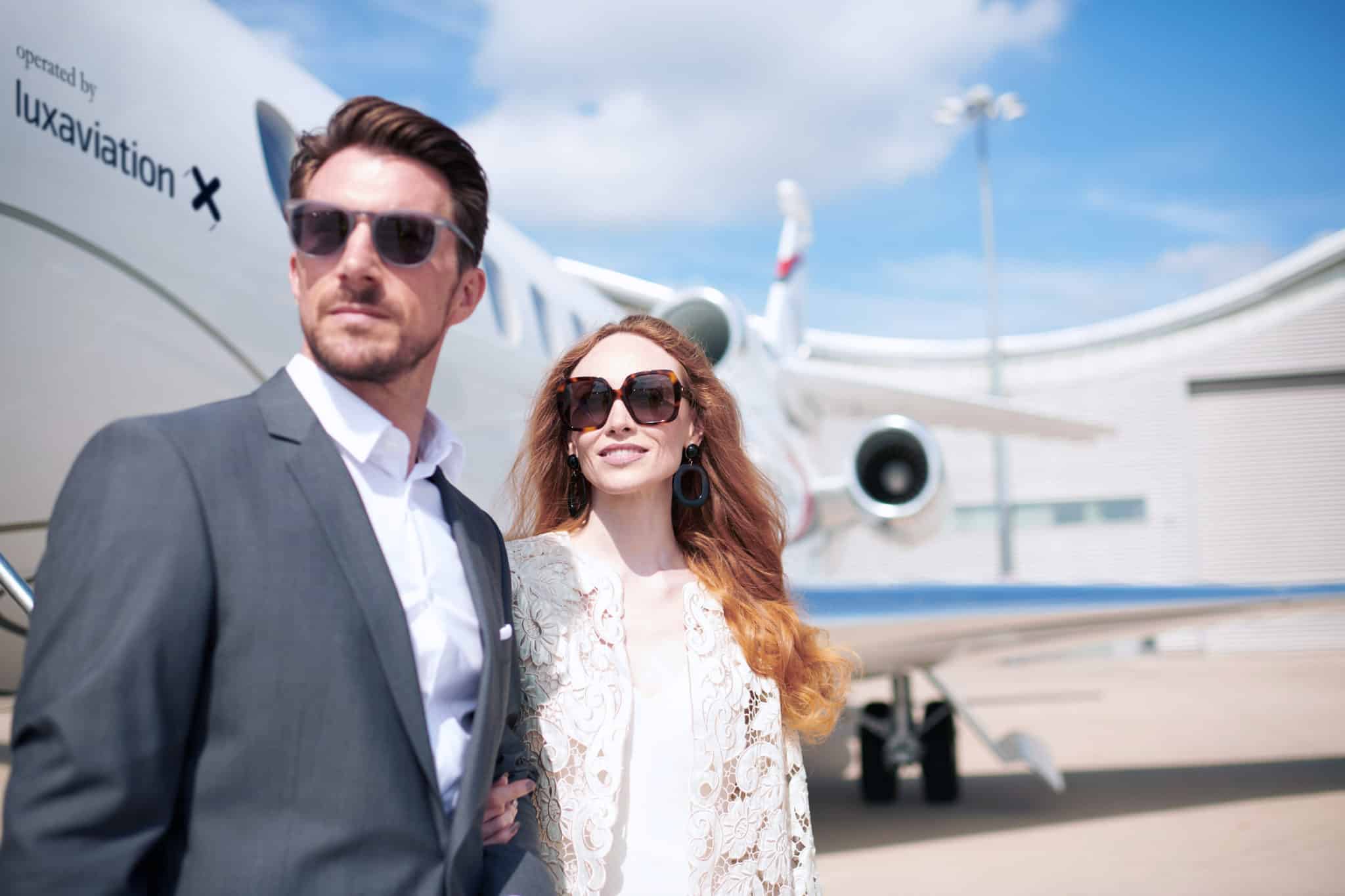 Fly private jets in style