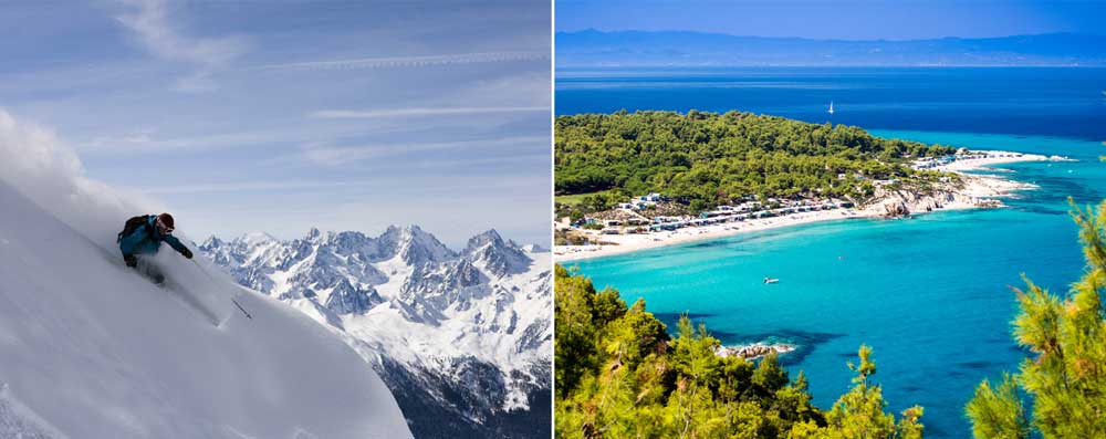 Ski Resorts and Mediterranean Hotspots