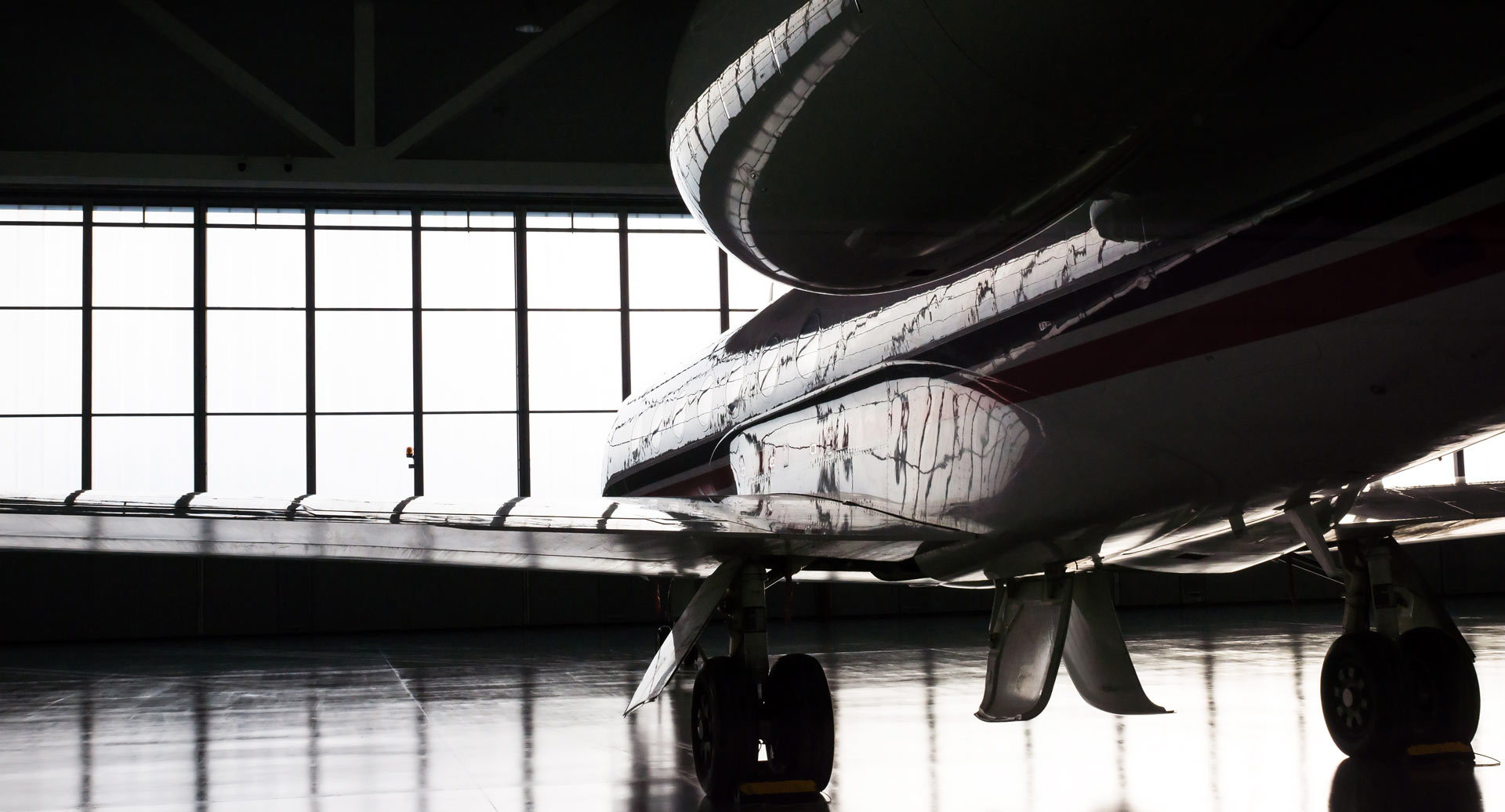 Aircraft Management Company Hanger with Private Jet